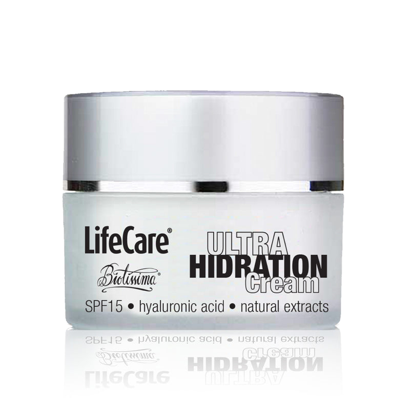 Cremă ULTRA hidratantă, cu SPF 15 și acid hialuronic